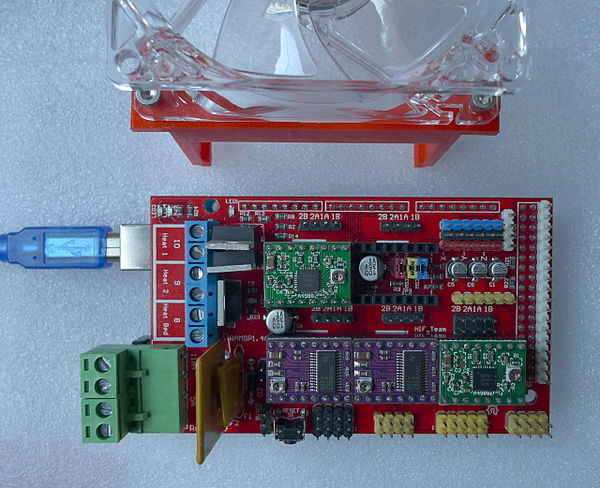 RAMPs 1.4 - Arduino_Mega_Pololu_Shield