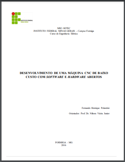 Desenvolvimento de uma máquina CNC de baixo custo