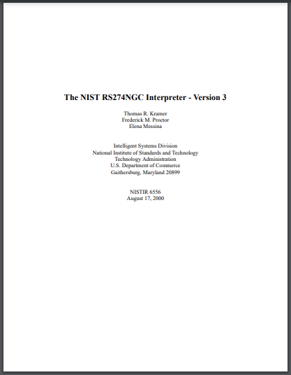 The NIST RS274NGC Interpreter - Version 3